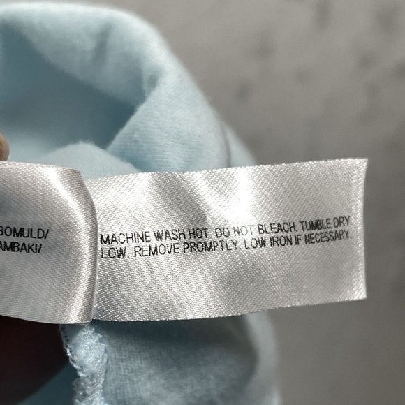 Calida Switzerland Womens Nightgown Size M Blue Long Sleeve Cotton 33346 - Picture 10 of 12